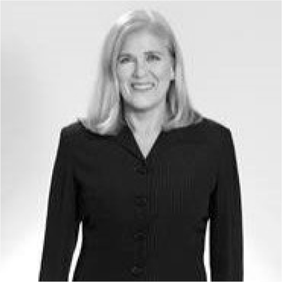 Headshot of Julia Jacobson, greyscale