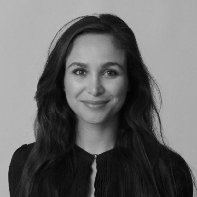 Headshot of Mahsa Sharifara, greyscale