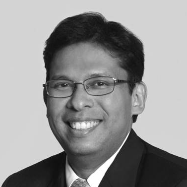 David N. Alfred's headshot, greyscale